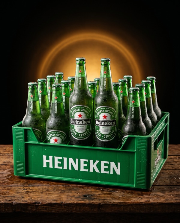 Grade com 24 Heineken 600ml